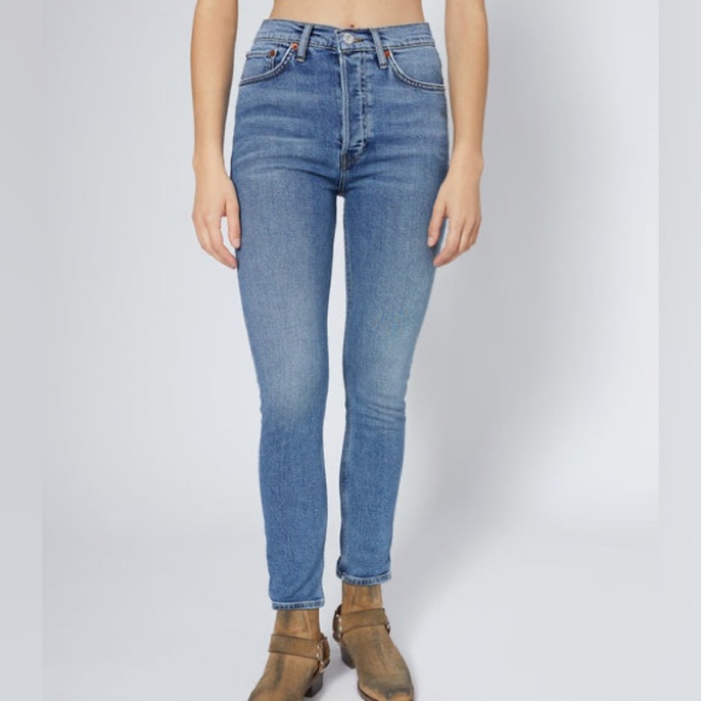 Women's Re/done skinny Blue Jeans